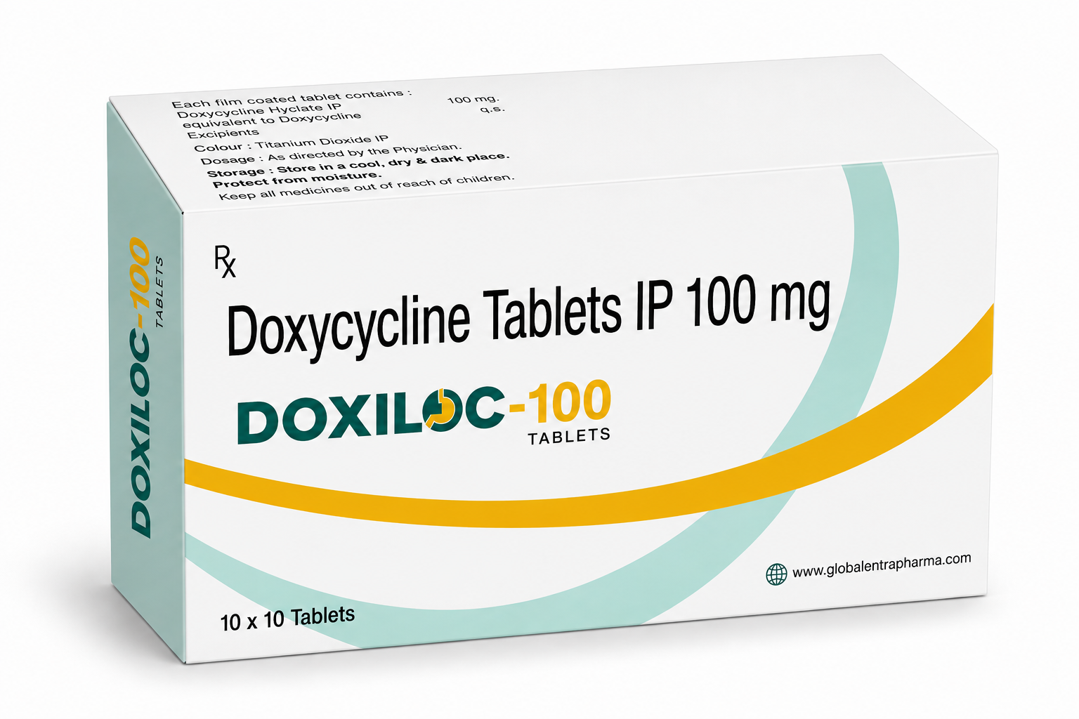 Doxycycline Tablets IP 100 mg Manufacturer in India